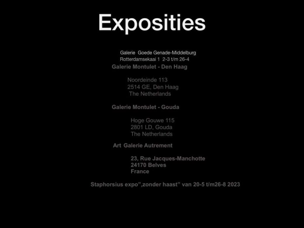 Exposities
